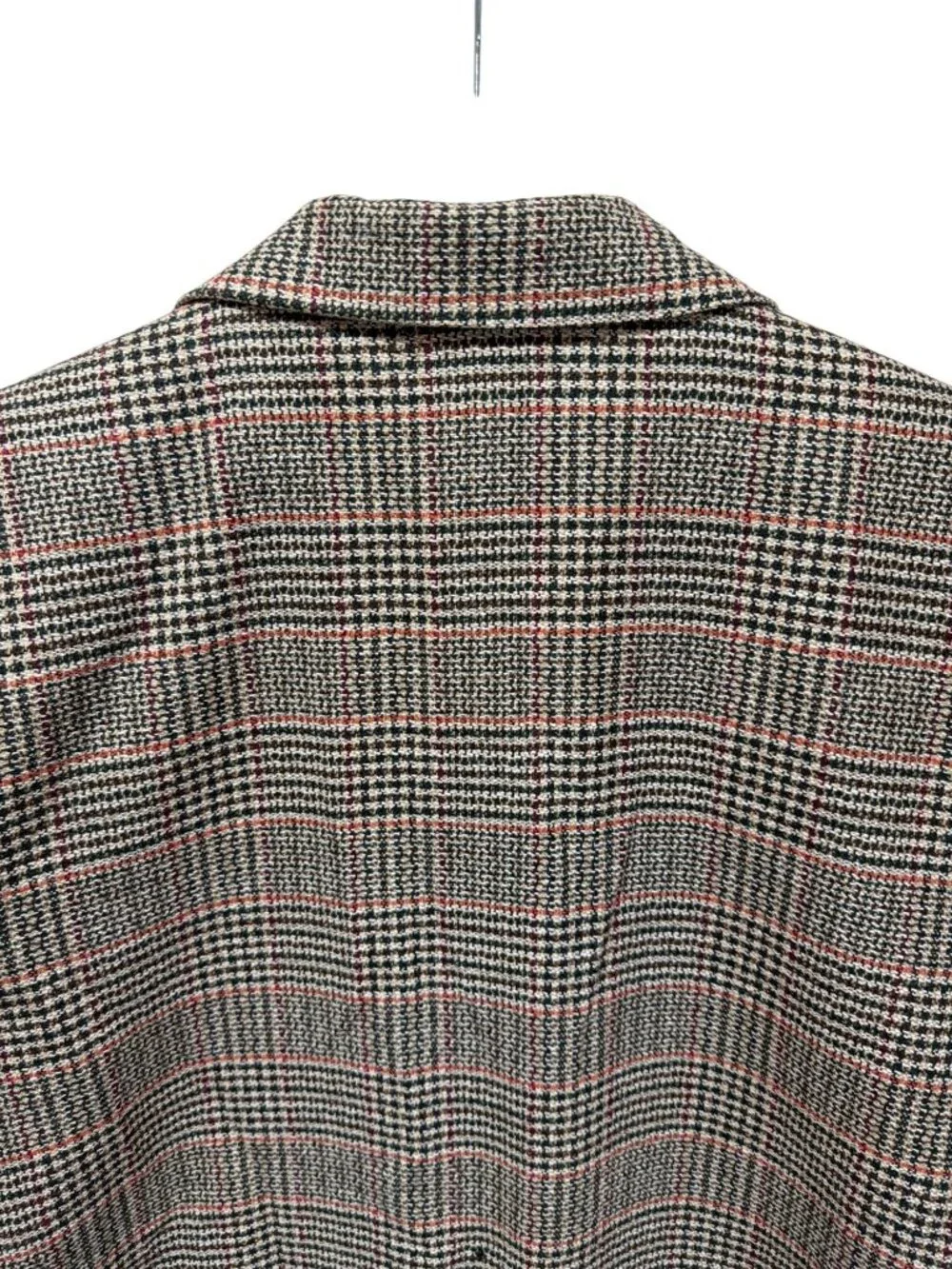 Leslie Fay Sportswear Vintage 90's Womens Glencheck Plaid Wool Blazer Jacket Siz